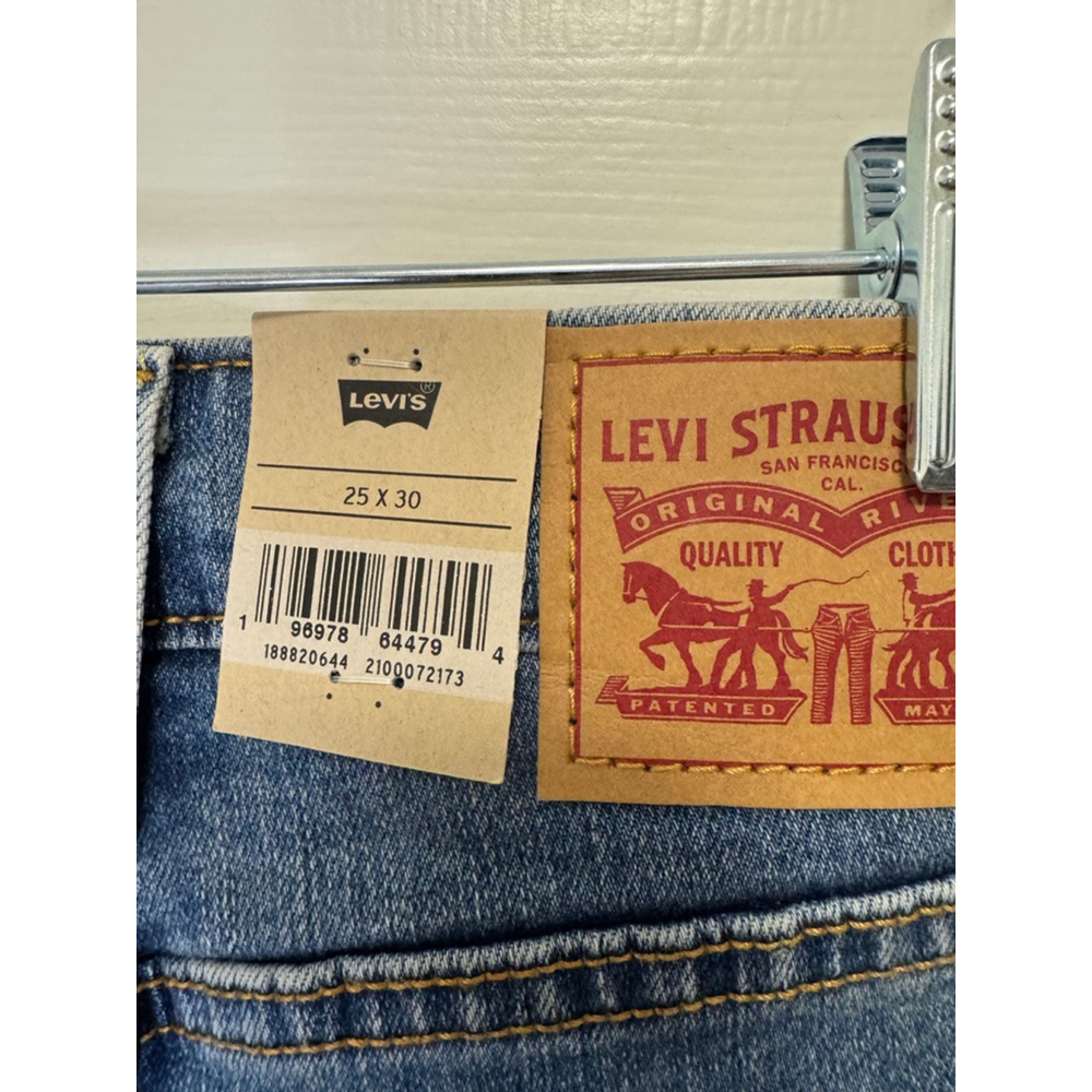 Women's Levi's 721 High Rise Distressed Skinny Jeans Size 25 - Picture 6 of 6